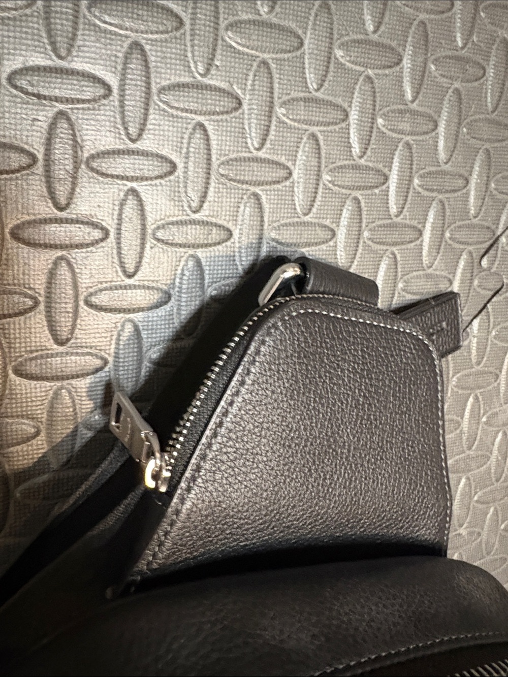 Coach Black Pebbled Leather Crossbody Sling - Picture 5 of 6